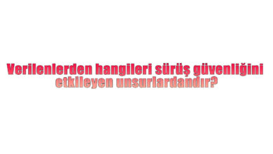 I. Araç lastiği seçimi II. Çevre ve iklim koşulları III. Fren sistemi performansı Verilenlerden hangileri sürüş güvenliğini etkileyen unsurlardandır?