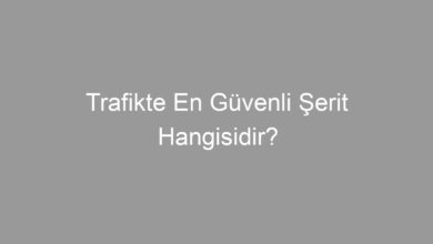 Trafikte En Güvenli Şerit Hangisidir?