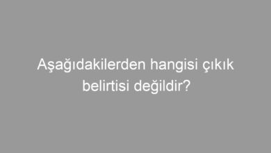 Aşağıdakilerden hangisi çıkık belirtisi değildir?