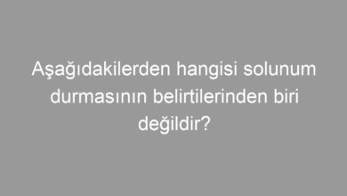 Aşağıdakilerden hangisi solunum durmasının belirtilerinden biri değildir?