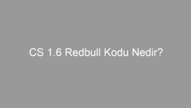 CS 1.6 Redbull Kodu Nedir?