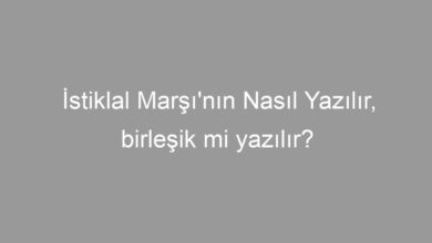 İstiklal Marşı'nın Kelimesi Nasıl Yazılır: