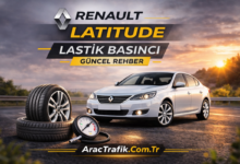 Renault Latitude lastik Hava basıncı
